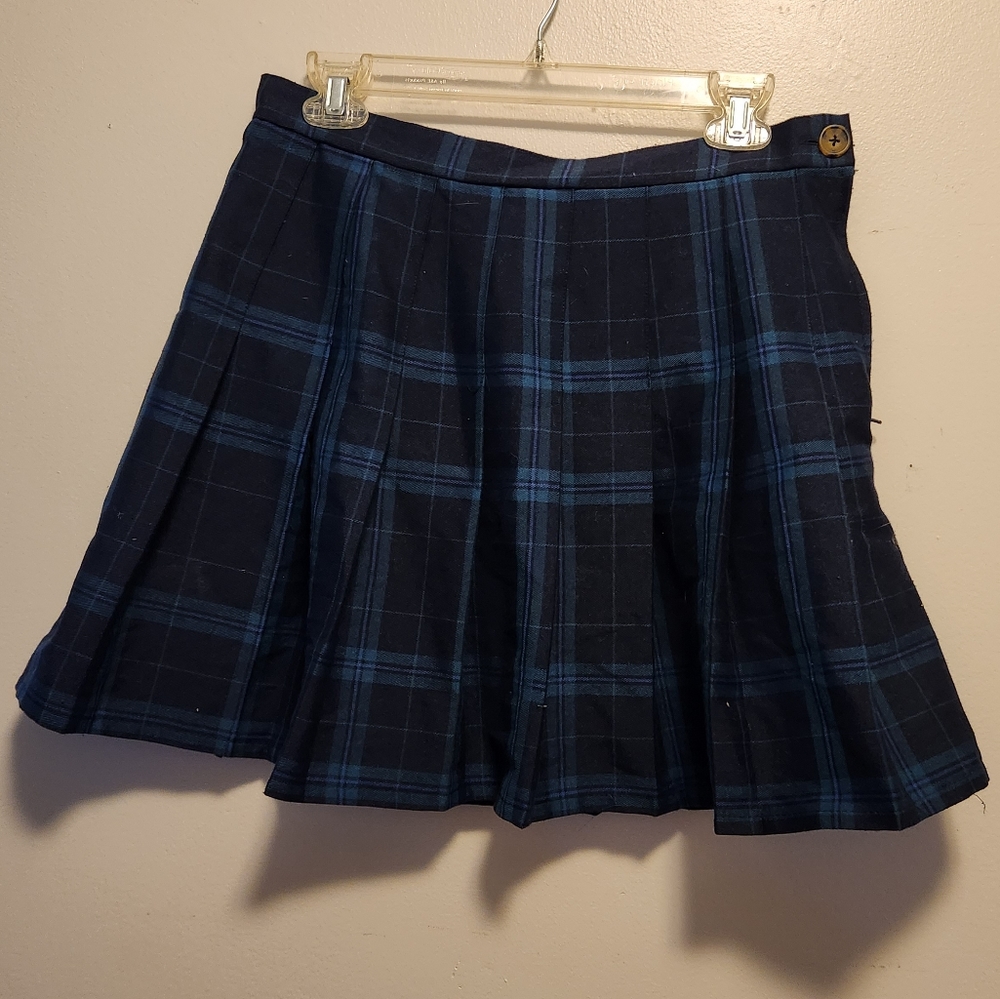 Mini plaid skirt